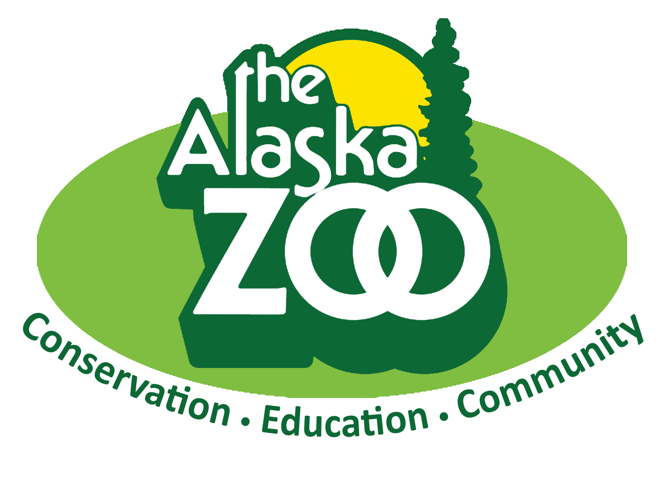 Alaska+Zoo+2020+logo+bright+green+dark+lettering